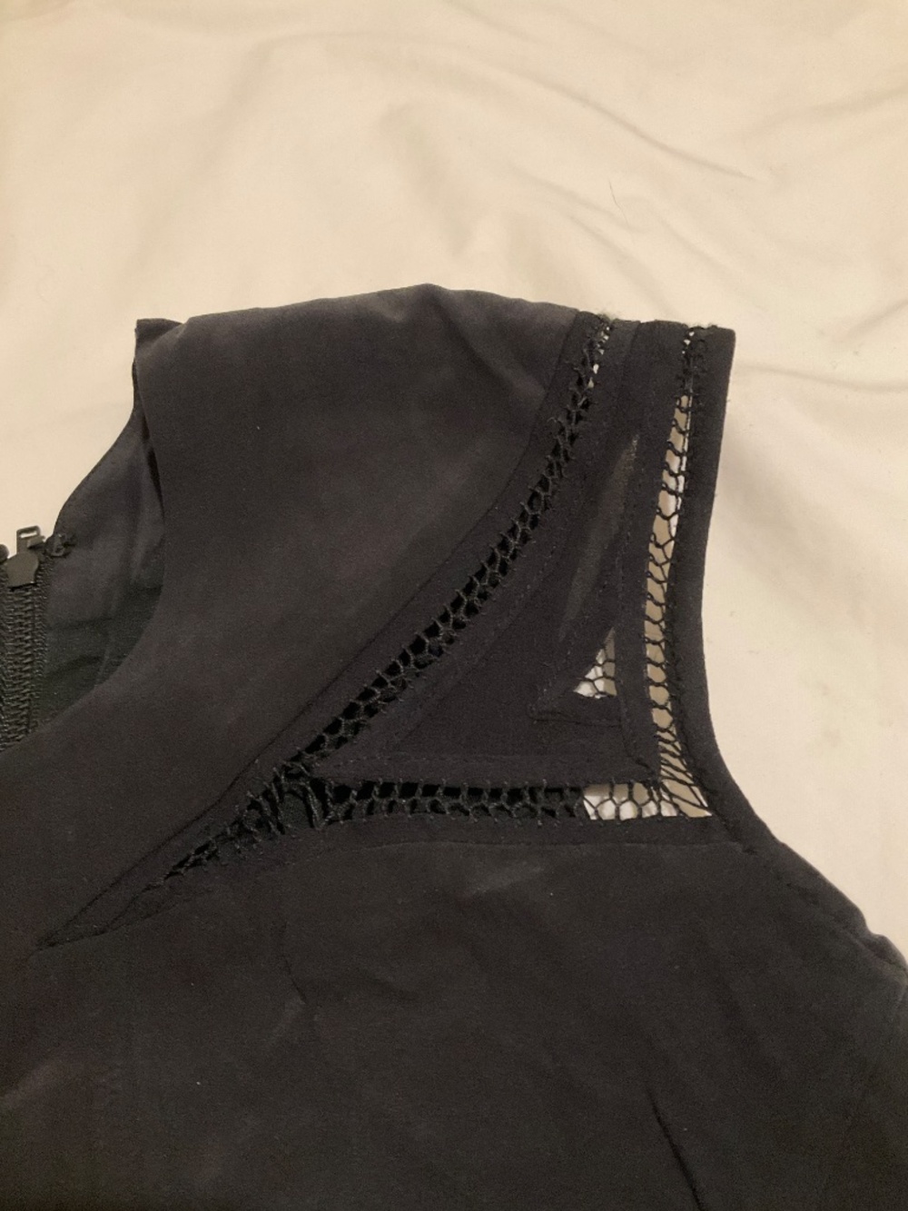 HELMUT LANG size 2 SILK mini dress black - Picture 10 of 16